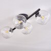 CHEHALIS Ceiling Light - glass clear, 4-light sources