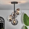 CHEHALIS Ceiling Light - glass clear, Smoke-coloured, 4-light sources