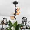 CHEHALIS Ceiling Light - glass Amber, 4-light sources