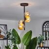 CHEHALIS Ceiling Light - glass Amber, 4-light sources