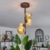 CHEHALIS Ceiling Light - glass Amber, 4-light sources