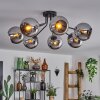 KOYOTO Ceiling Light - glass chrome, Smoke-coloured, 7-light sources