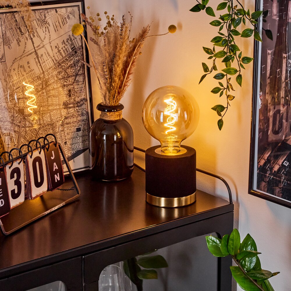 WERUGA Table lamp gold, black, 1-light source