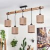 SOUNGOU Ceiling Light Ecru, black, 5-light sources