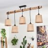 SOUNGOU Ceiling Light Ecru, black, 5-light sources