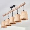 SOUNGOU Ceiling Light Ecru, black, 5-light sources