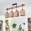 SOUNGOU Ceiling Light Ecru, black, 4-light sources