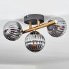 CHEHALIS Ceiling Light - glass gold, black, 3-light sources