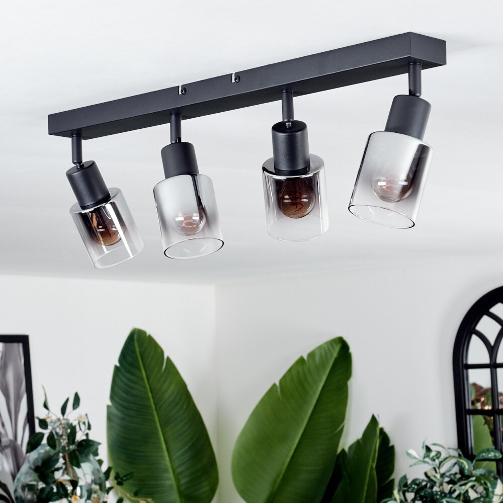 LETEQUE Ceiling Light black, 4-light sources