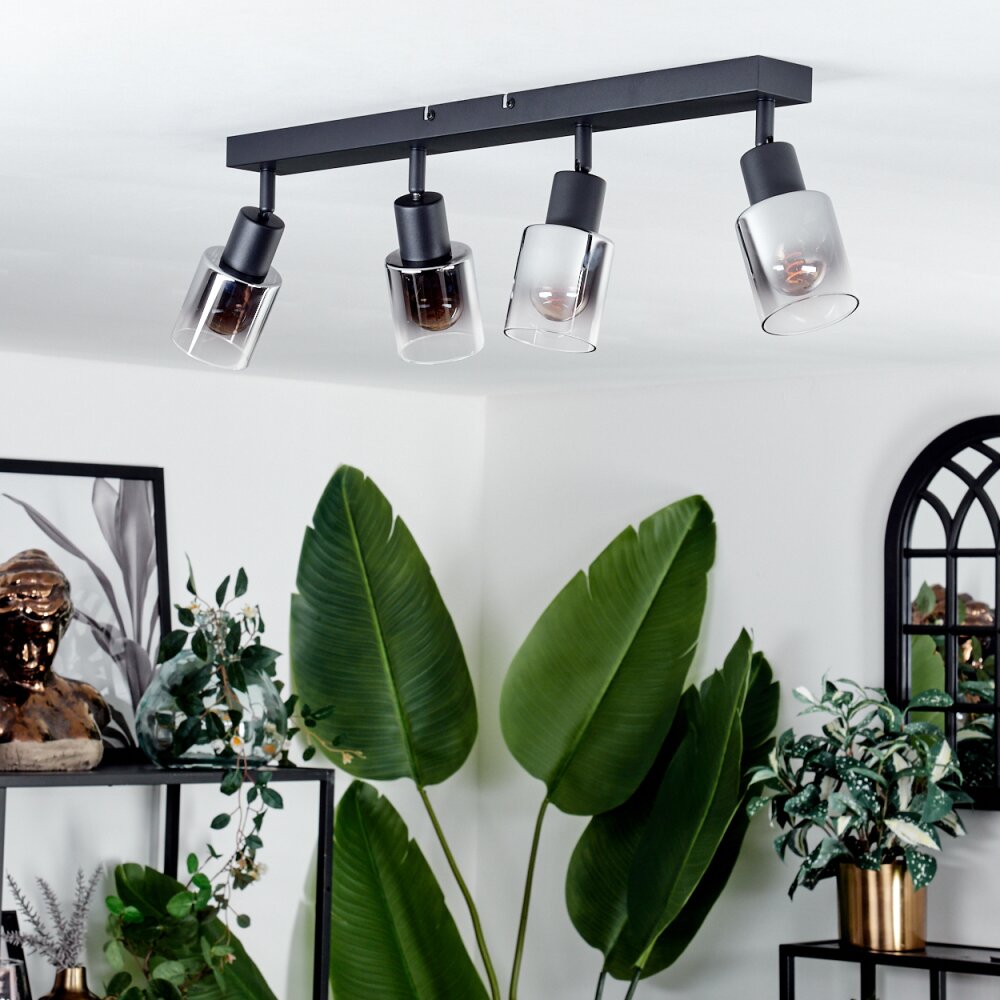 LETEQUE Ceiling Light black, 4-light sources