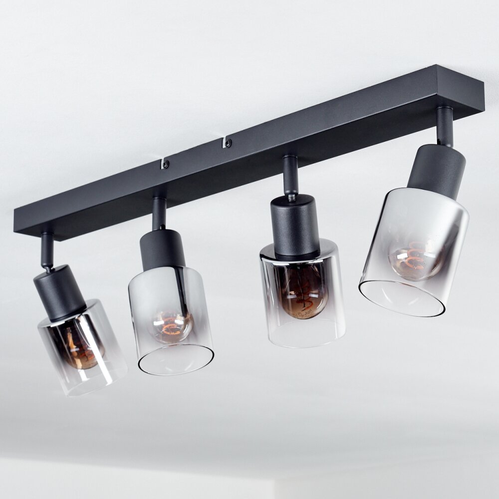 LETEQUE Ceiling Light black, 4-light sources