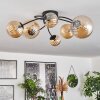 CHEHALIS Ceiling Light - glass Amber, 6-light sources