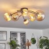 CHEHALIS Ceiling Light - glass Amber, 6-light sources