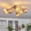 CHEHALIS Ceiling Light - glass Amber, 6-light sources