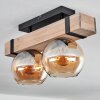 MONTGOMERY Ceiling Light - glass Ecru, black, 2-light sources