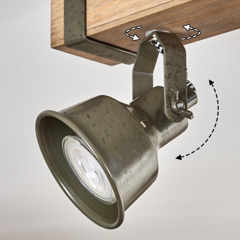 PEHEFITO Ceiling Light Ecru, black, 5-light sources