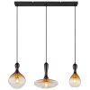 Globo ALADDIN Pendant Light black, 3-light sources