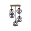 Leuchten-Direkt GREEN WIDOW Ceiling Light Ecru, black, 5-light sources