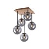 Leuchten-Direkt GREEN WIDOW Ceiling Light Ecru, black, 5-light sources