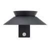 Nordlux JUSTINA Outdoor Wall Light LED anthracite, 1-light source, Motion sensor