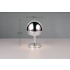 Trio BOCCIA Table lamp chrome, 1-light source