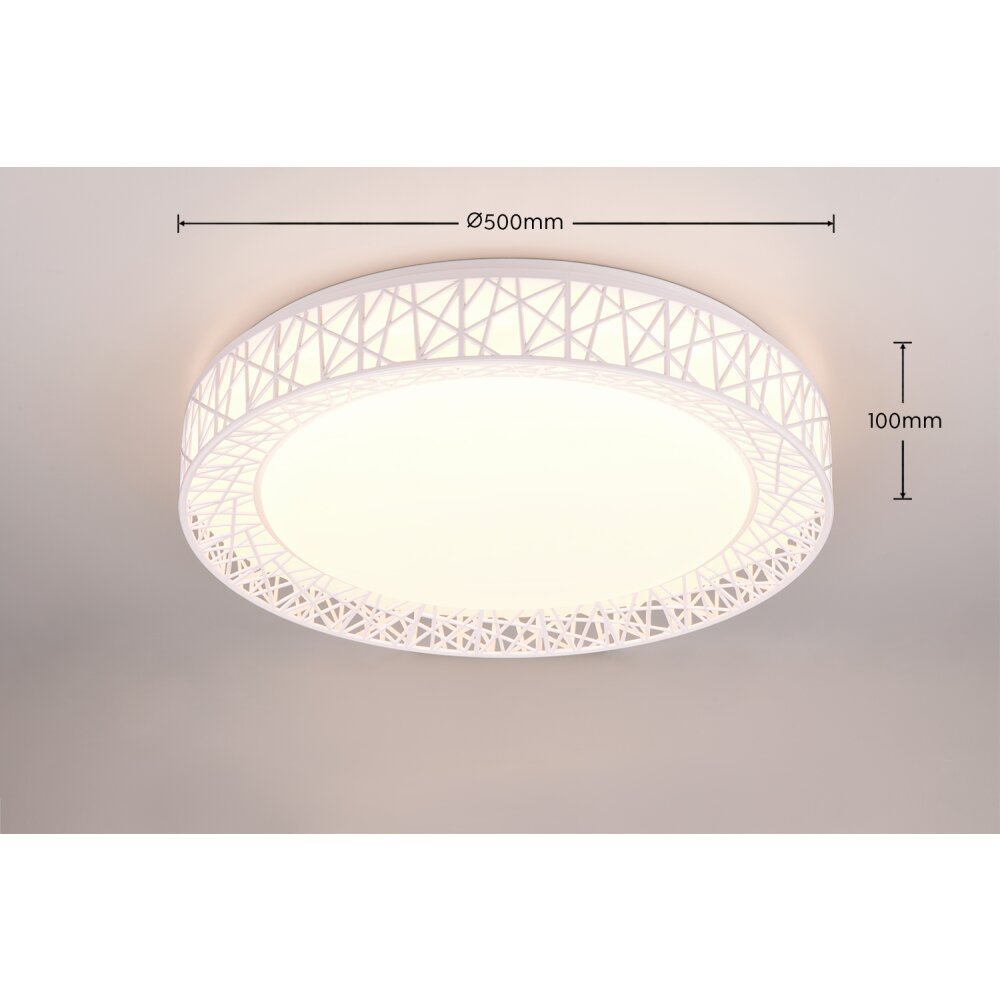 Reality CLUSTER Ceiling Light LED white, 1-light source, Remote control