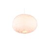 Reality FURRY Pendant Light beige, 1-light source