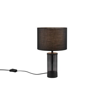 Reality GRAZIA Table lamp black, 1-light source