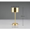 Reality JEFF Table lamp LED brass, 1-light source