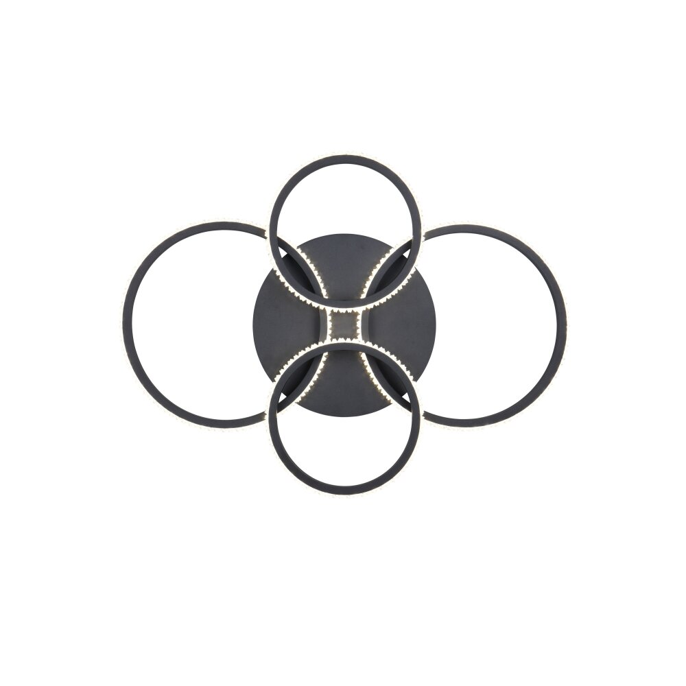 Reality CIRES Ceiling Light LED black, 1-light source