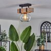 Montgomery Ceiling Light - glass 15 cm Ecru, black, 1-light source