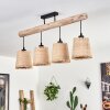 Soungou Ceiling Light Ecru, black, 4-light sources