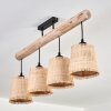 Soungou Ceiling Light Ecru, black, 4-light sources