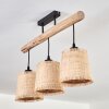 Soungou Ceiling Light Ecru, black, 3-light sources