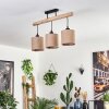 Soungou Ceiling Light Ecru, black, 3-light sources