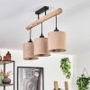 Soungou Ceiling Light Ecru, black, 3-light sources