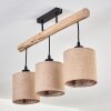 Soungou Ceiling Light Ecru, black, 3-light sources