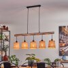 Soungou Pendant Light Ecru, black, 5-light sources