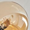 Chehalis Ceiling Light - glass 12 cm gold, black, 6-light sources