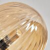 Chehalis Ceiling Light - glass 12 cm gold, black, 6-light sources