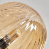 Chehalis Ceiling Light - glass 12 cm, 15 cm gold, black, 6-light sources