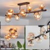 Chehalis Ceiling Light - glass 10 cm, 12 cm, 15 cm Amber, clear, 10-light sources