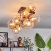 Chehalis Ceiling Light - glass 10 cm, 12 cm, 15 cm Amber, clear, 10-light sources