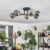 Chehalis Ceiling Light - glass 10 cm gold, black, 6-light sources