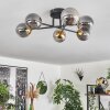 Chehalis Ceiling Light - glass 10 cm gold, black, 6-light sources