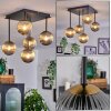 Chehalis Ceiling Light - glass 12 cm gold, black, 5-light sources