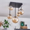 Chehalis Ceiling Light - glass 10 cm, 12 cm, 15 cm gold, black, 5-light sources