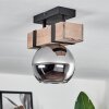 Montgomery Ceiling Light - glass 15 cm Ecru, black, 1-light source