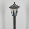 Loria path light black, silver, 1-light source