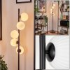 Remaisnil Floor Lamp - glass 12 cm white, 5-light sources